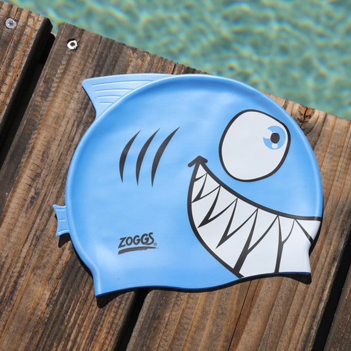 bonnet piscine requin
