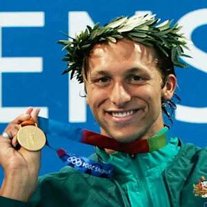 Le nageur olympique australien, Ian Thorpe Swim Stars Conseil de natation